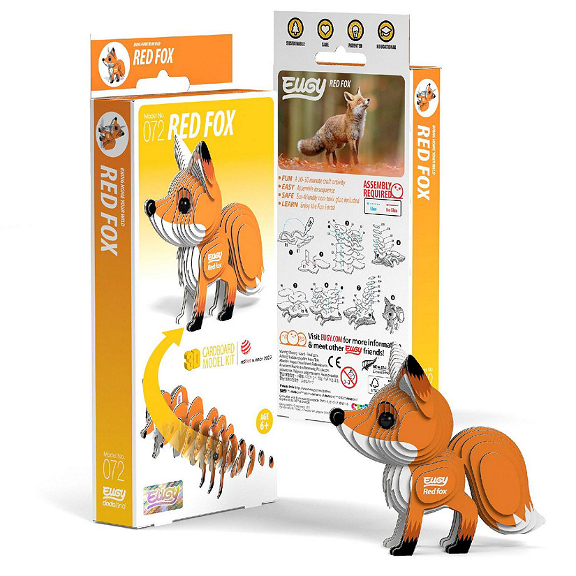 EUGY Red Fox 3D Puzzle Image