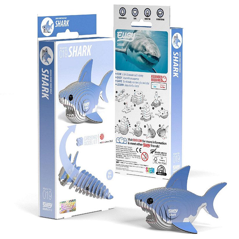 EUGY Shark 3D Puzzle Image