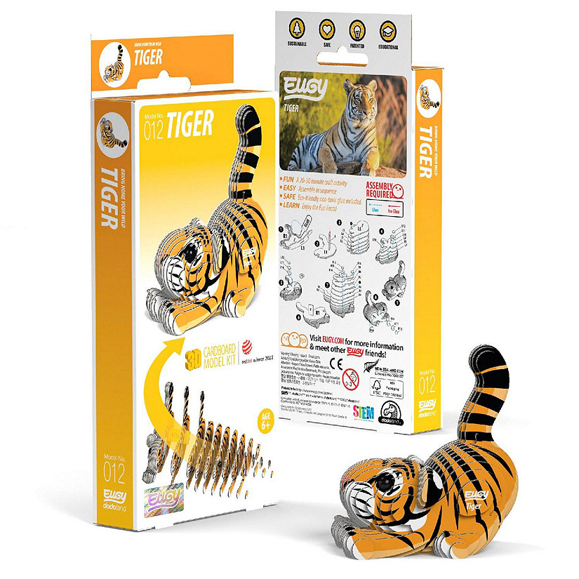 EUGY Tiger 3D Puzzle Image
