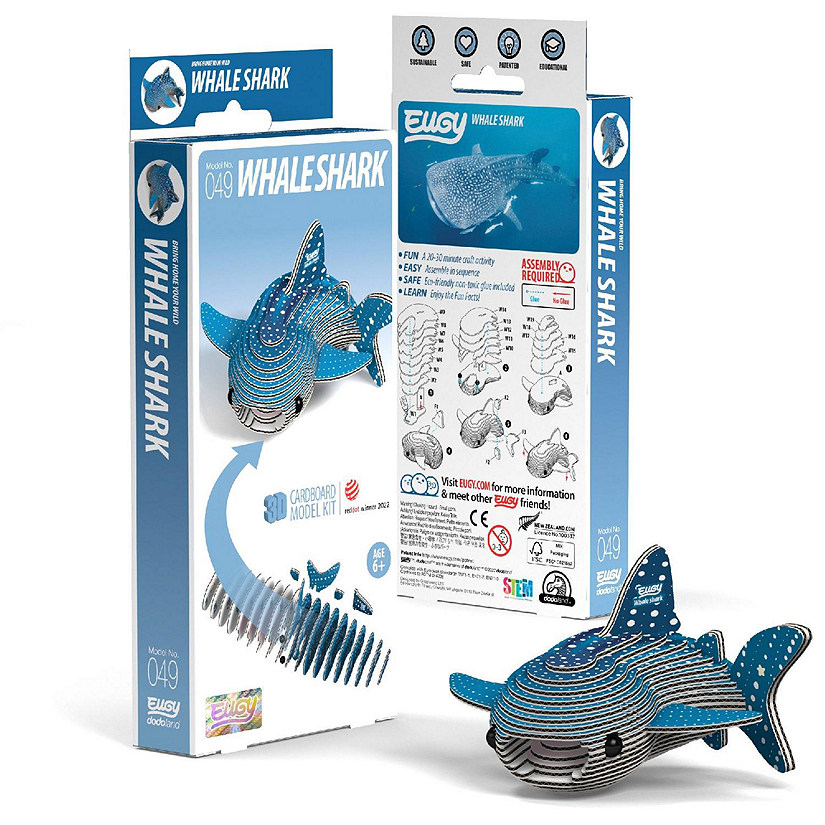 EUGY Whale Shark 3D Puzzle Image
