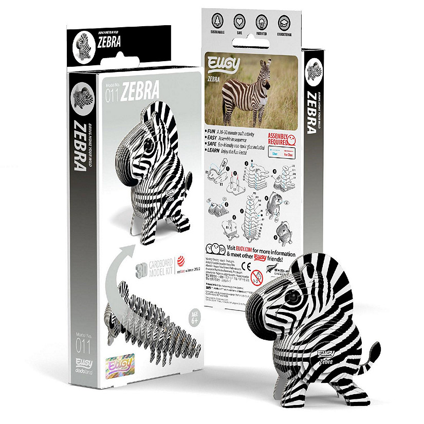 EUGY Zebra 3D Puzzle Image