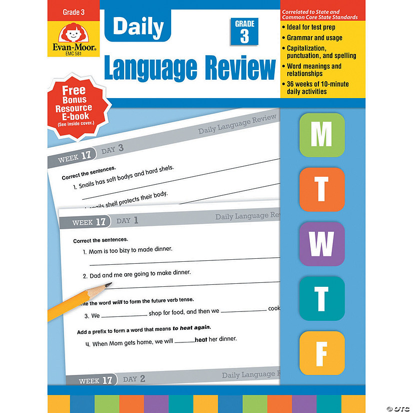 Evan-Moor Daily Language Review Gr 3 Image