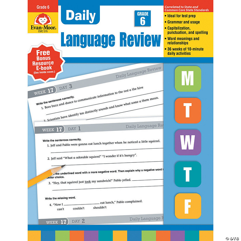 Evan-Moor Daily Language Review Gr 6 Image