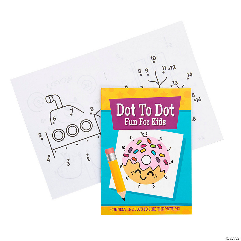 Everyday Items Dot to Dot Activity Books - 12 Pc. Image