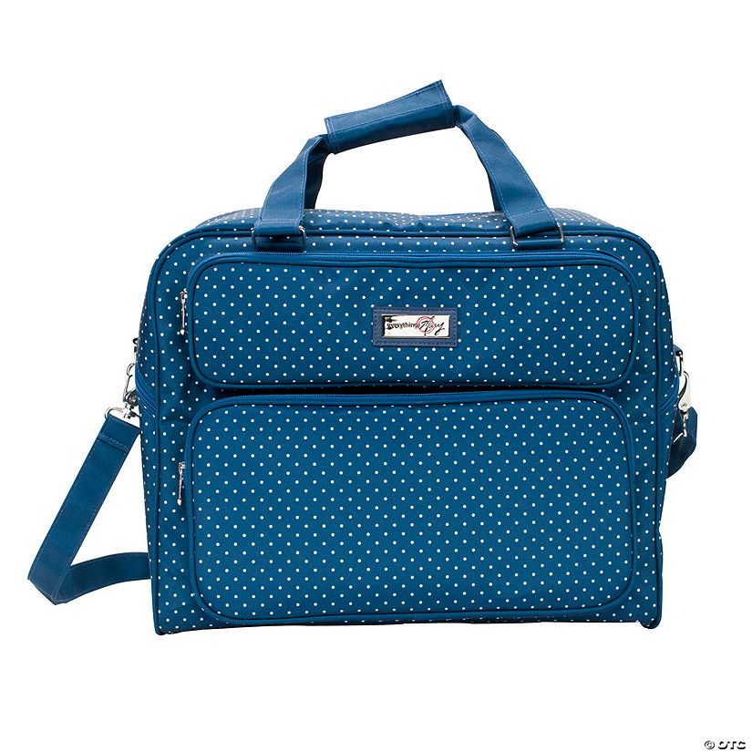 Everything Mary Storage Sewing Machine Carrying Case Deluxe Blue Image
