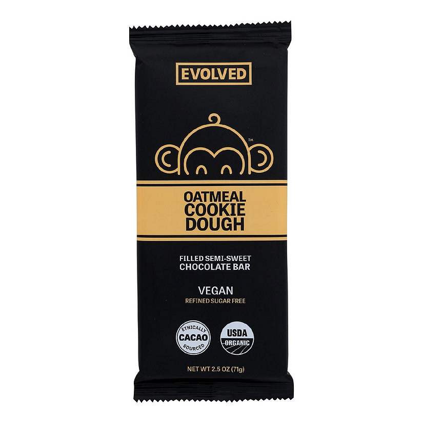 Evolved - Chocolate Bar Oatmeal Cookie Dough - Case of 8-2.5 OZ Image