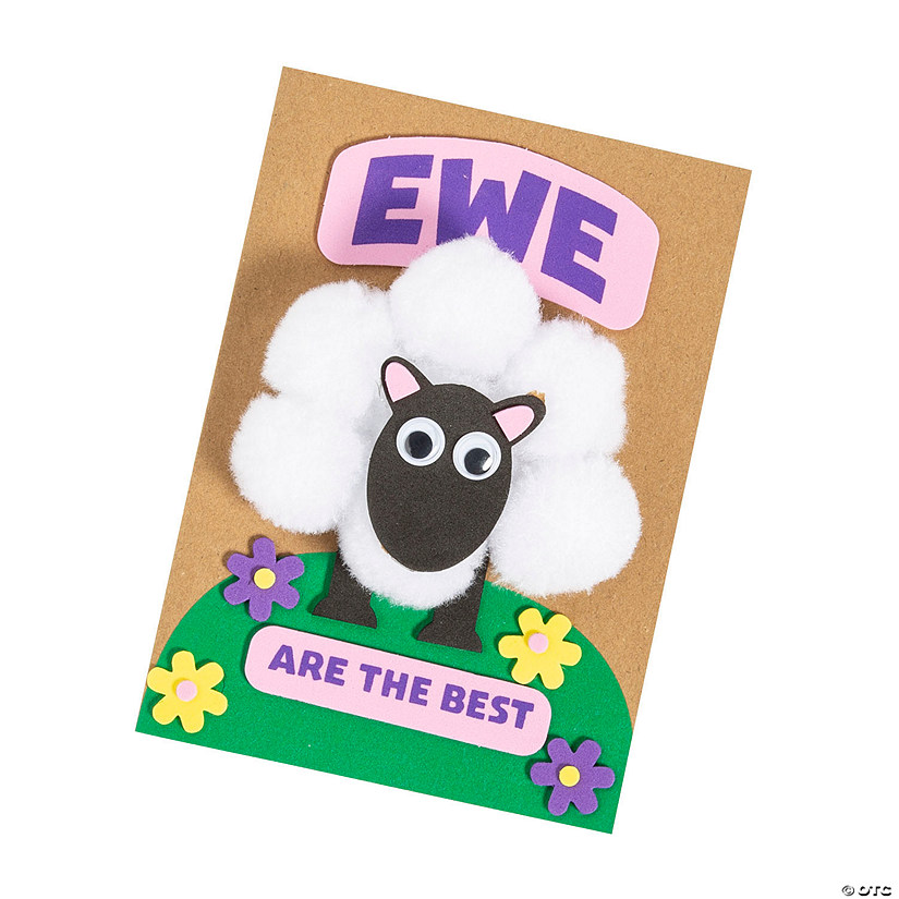 Ewe Are the Best Card Craft Kit - Makes 12 Image