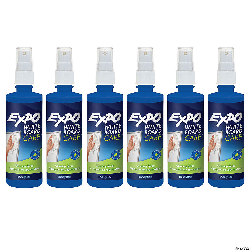 EXPO White Board Cleaner, 8 oz. Bottle, Pack of 6 Image