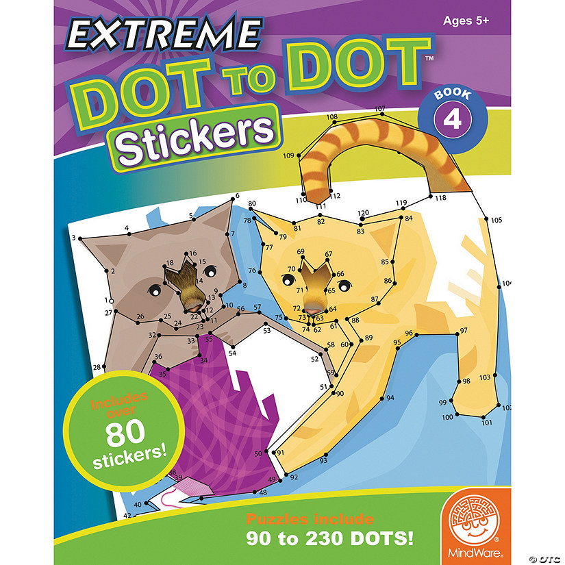 Extreme Dot to Dot Stickers: Book 4 Image