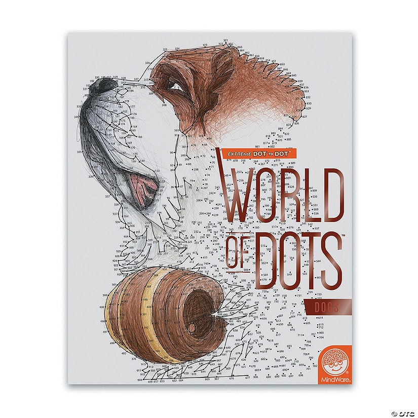 Extreme Dot to Dot World of Dots: Dogs Image