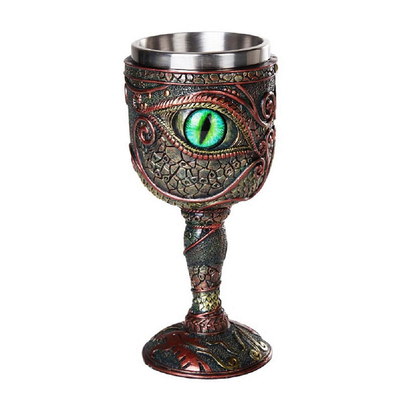 Eye of The Dragon Goblet Chalice Wine Cup New Image