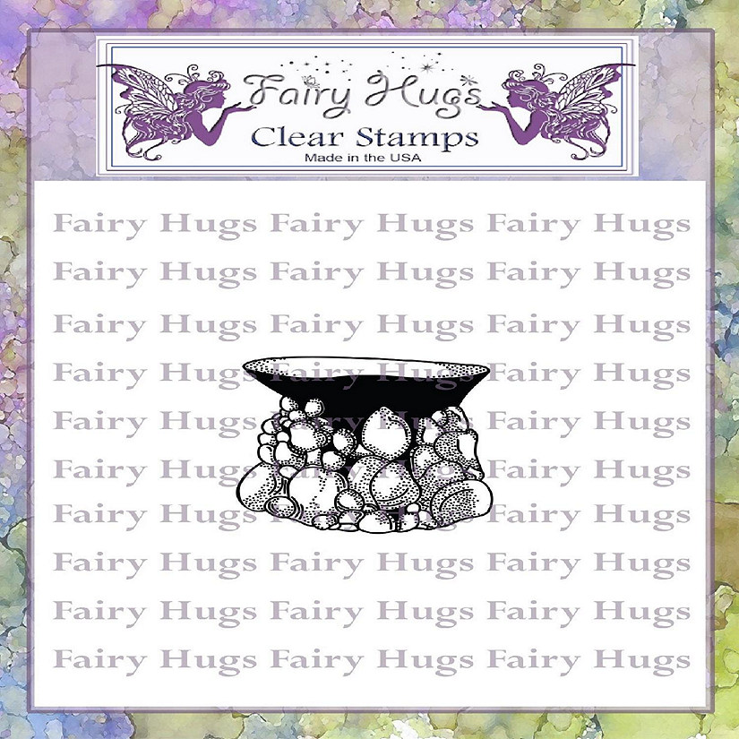 Fairy Hugs Stamps  Stone Pedestal Image