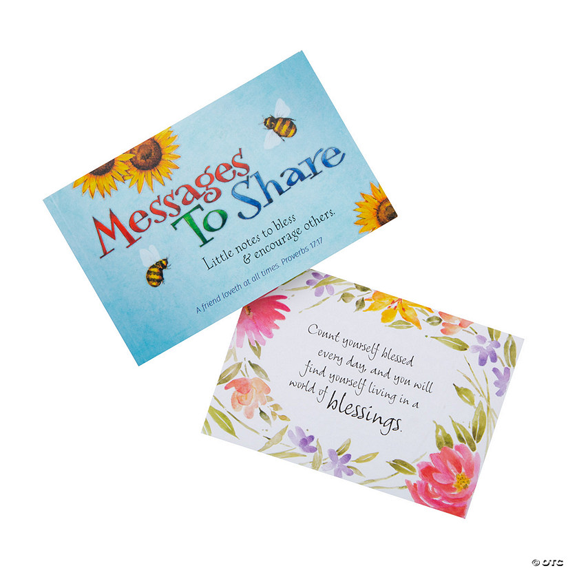 Faith Messages to Share Perforated Card Book Image