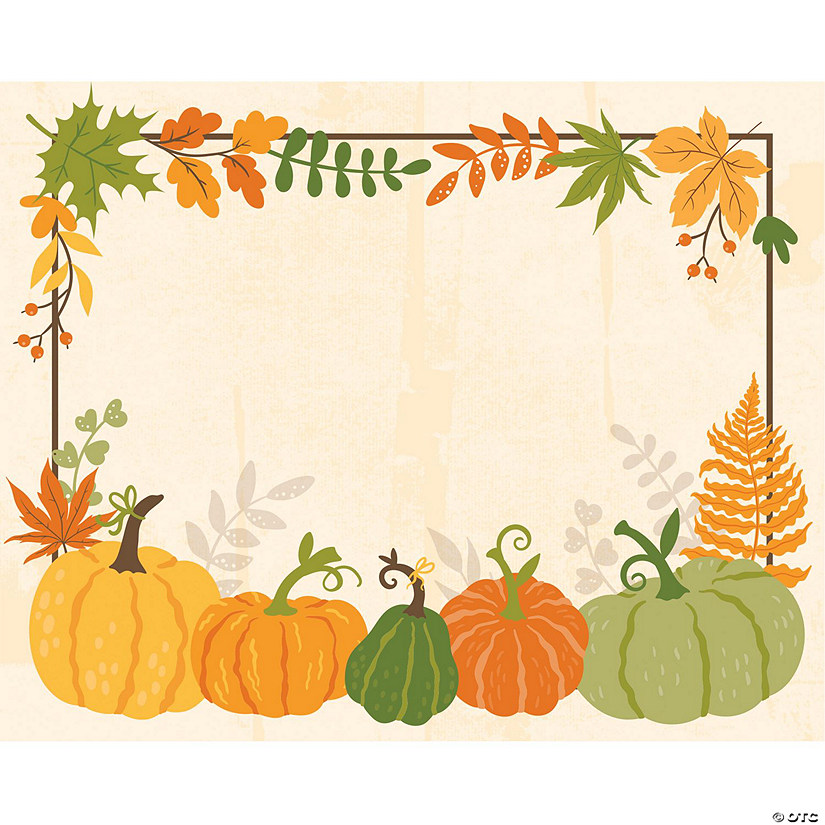 Fall & Thanksgiving Paper Placemats Image