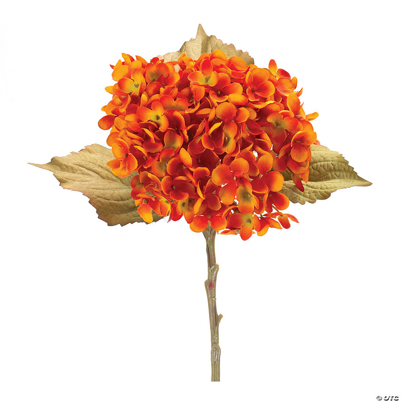 Fall Hydrangea Flower Stem (Set Of 6) 20.5"H Polyester Image