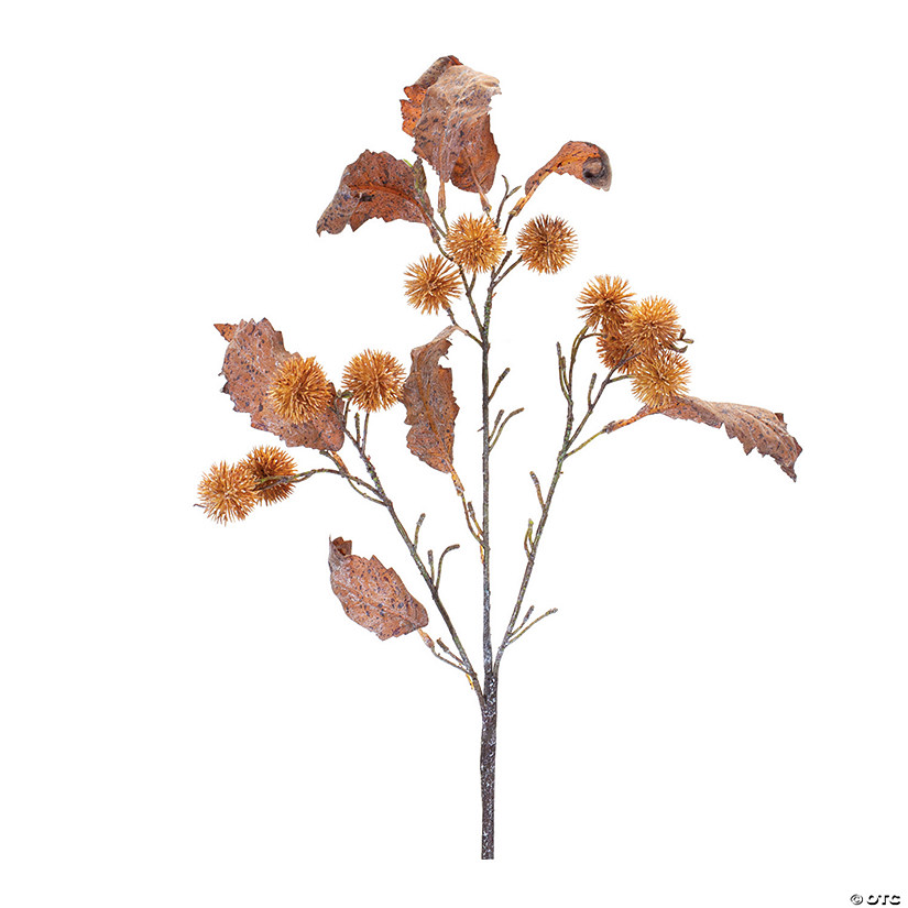 Fall Leaf And Pod Spray (Set Of 6) 27"H Polyester Image