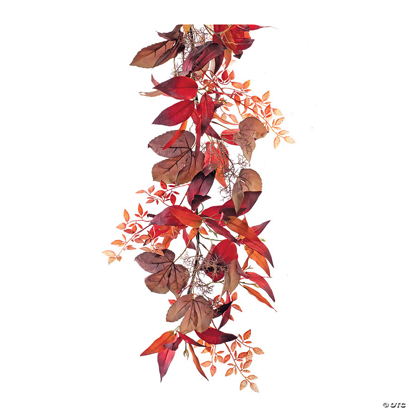 Fall Leaf Garland 6'L Polyester Image