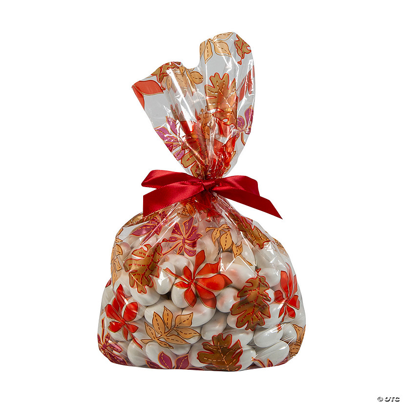 Fall Leaves Cellophane Bag Gift Kit for 48 Image