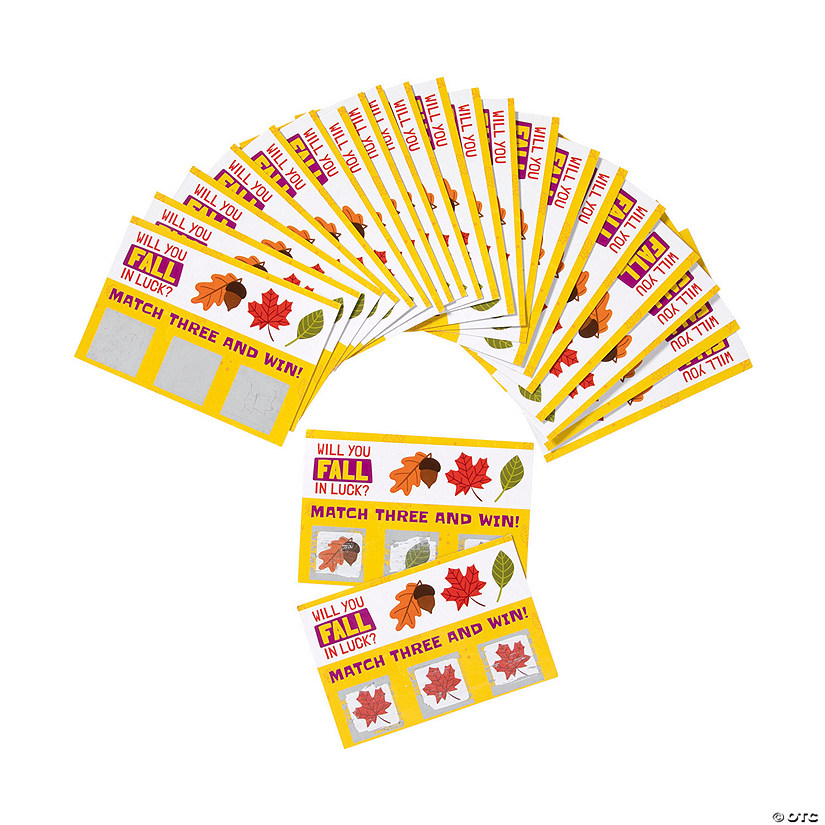 Fall Scratch-Off Tickets - 24 Pc. Image