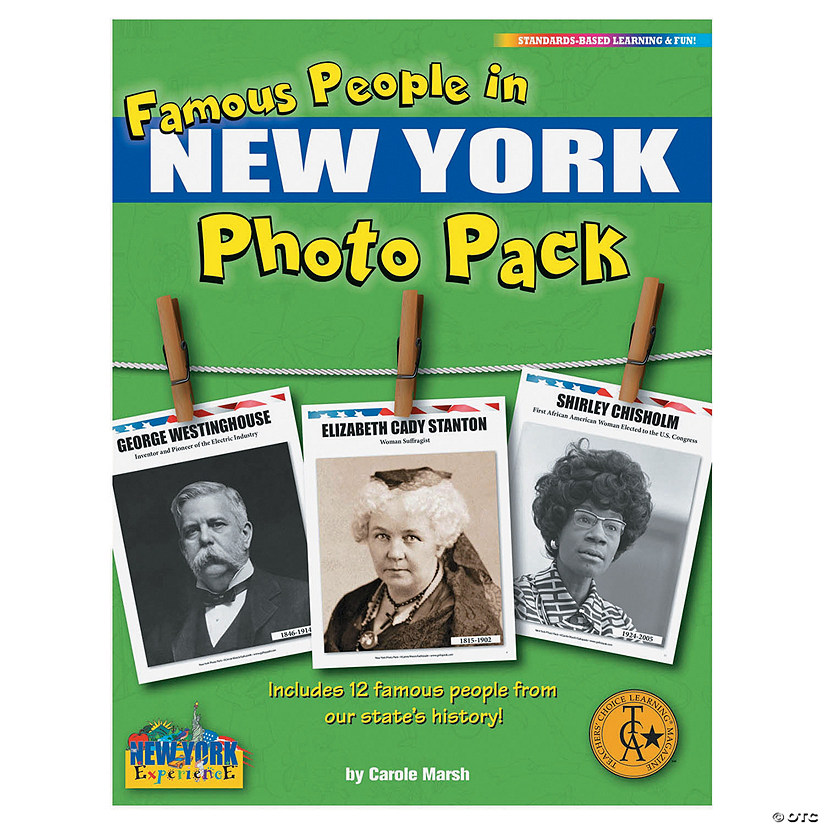 Famous People from My State's History Photo Pack - New York - 12 Pc. Image