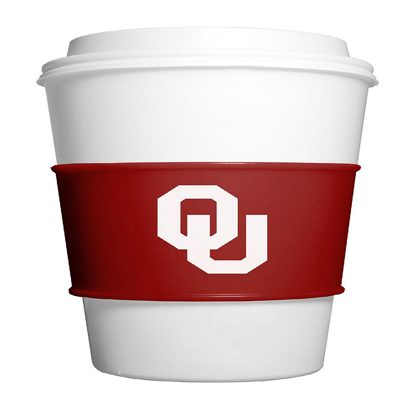 FanPans Team Logo Silicone Cup Sleeve - NCAA Oklahoma Sooners Image