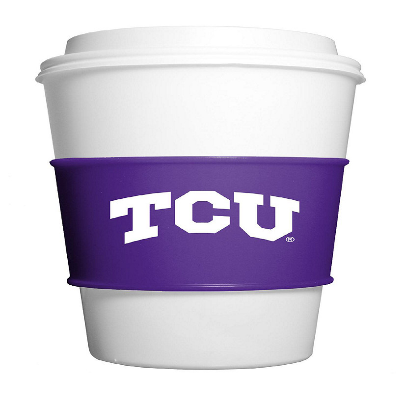FanPans Team Logo Silicone Cup Sleeve - NCAA TCU Horned Frogs Image