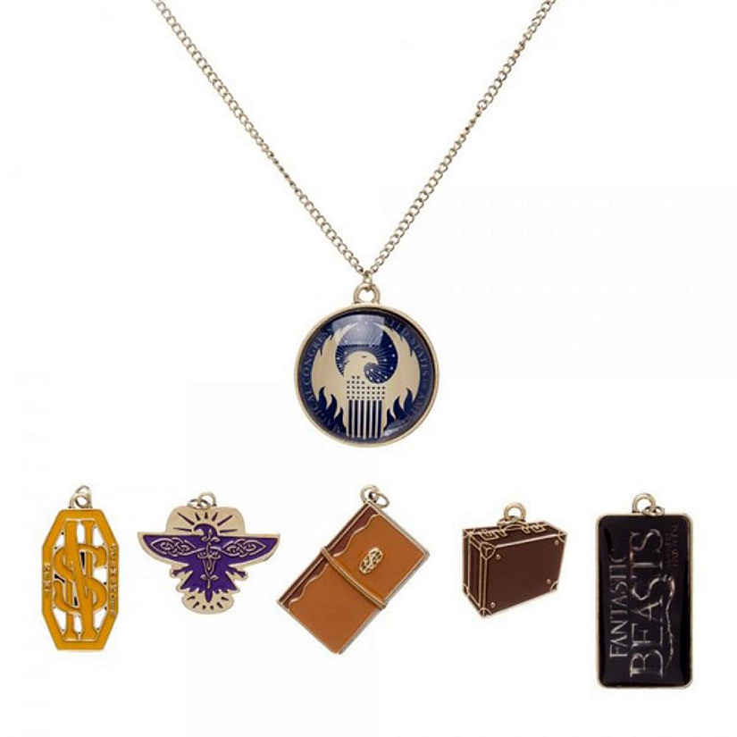 Fantastic Beasts And Where To Find Them 6-Piece Charm Necklace Image