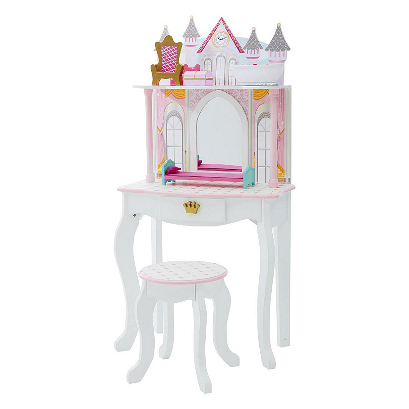 Fantasy Fields - Dreamland Castle Play Vanity Set - White / Pink Image