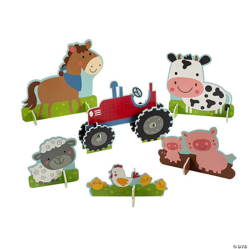 Farm Party Centerpieces - 6 Pc. Image