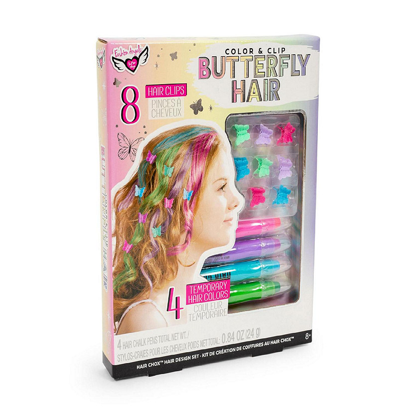 Fashion Angels Color & Clip Butterfly Hair Design Kit Image
