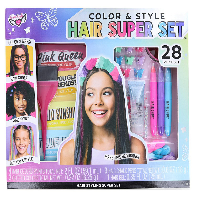 Fashion Angels Color & Style Hair Styling Super Set Image