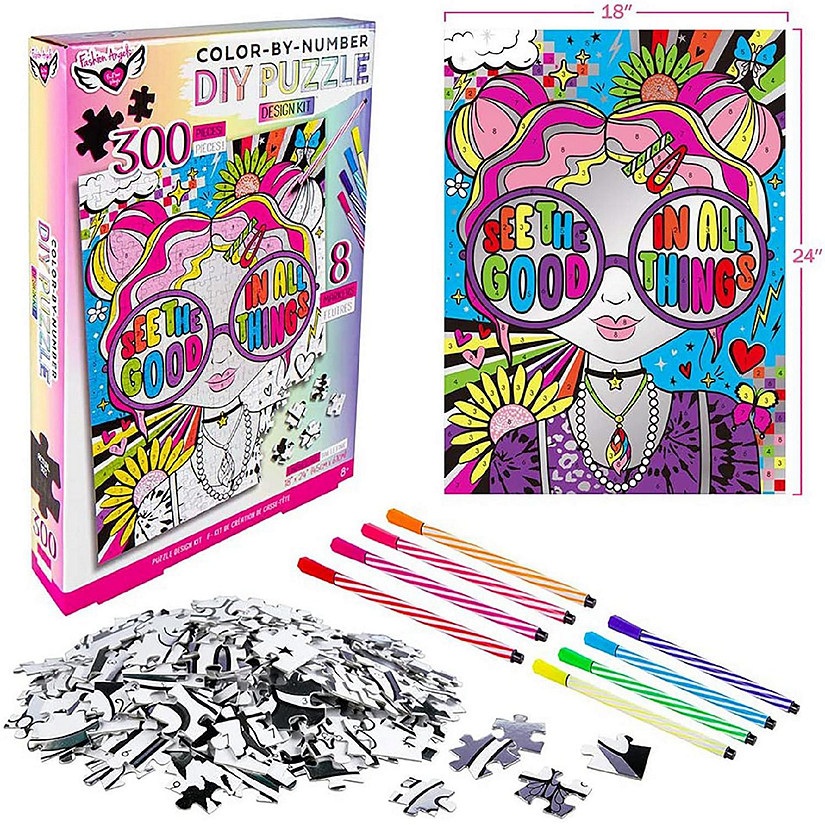 Fashion Angels See The Good Coloring Puzzle Image