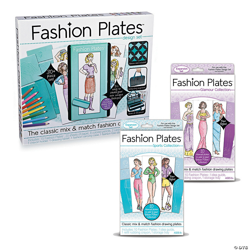 Fashion Plates: Set of 3 Image