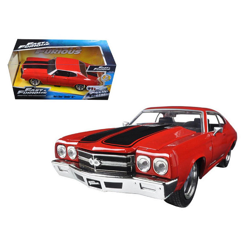 Fast & Furious 1:24 Diecast Vehicle: Dom's Chevy Chevelle SS, Red Image
