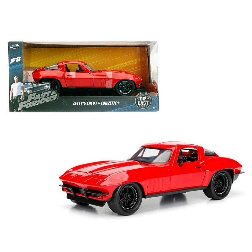 Fast & Furious 1:24 Diecast Vehicle: Letty Ortiz's Chevy Corvette, Red Image