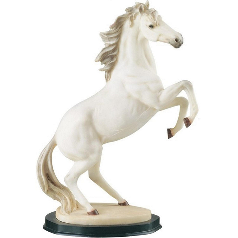 FC Design 14"H White Mustang Standing Figurine Horse Statue Image