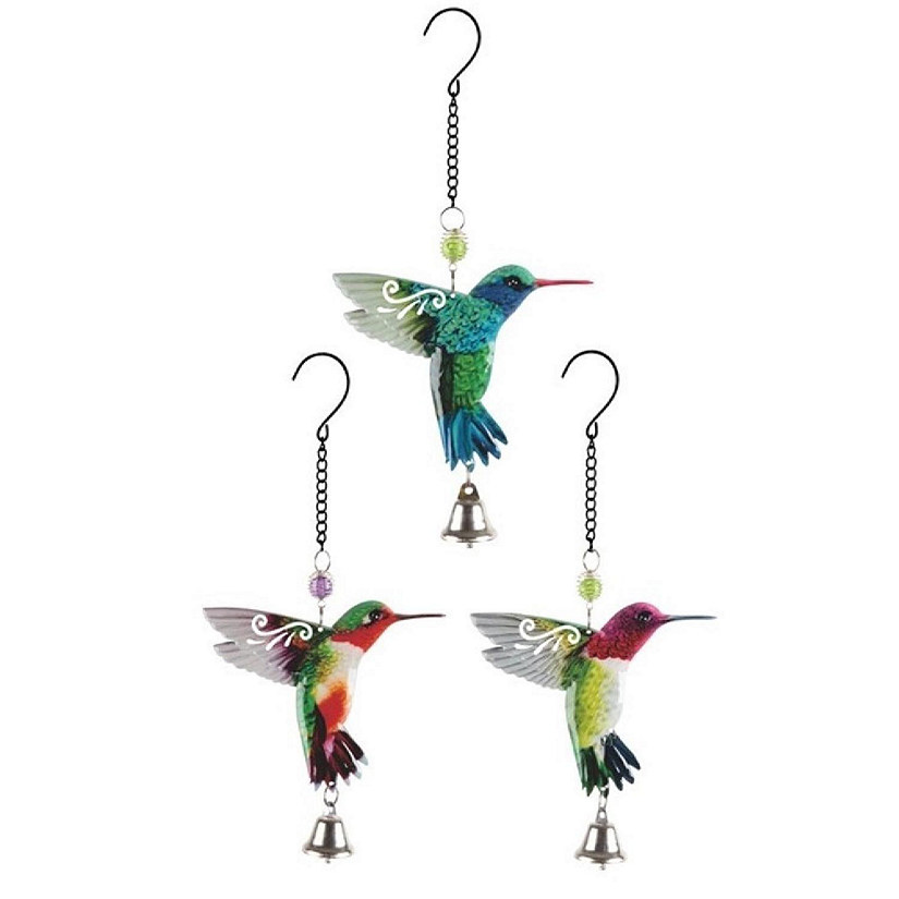 FC Design 3-PC Colorful Hummingbird Ornaments6.75" Long Home Decoration Figurine Image