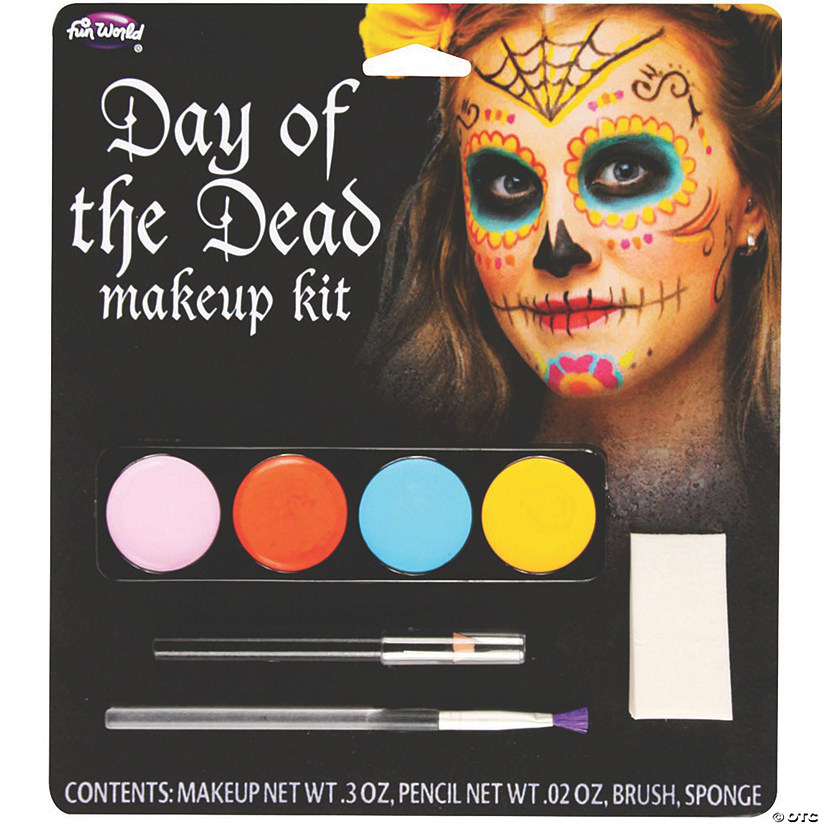 Female Day of the Dead Makeup Kit Image