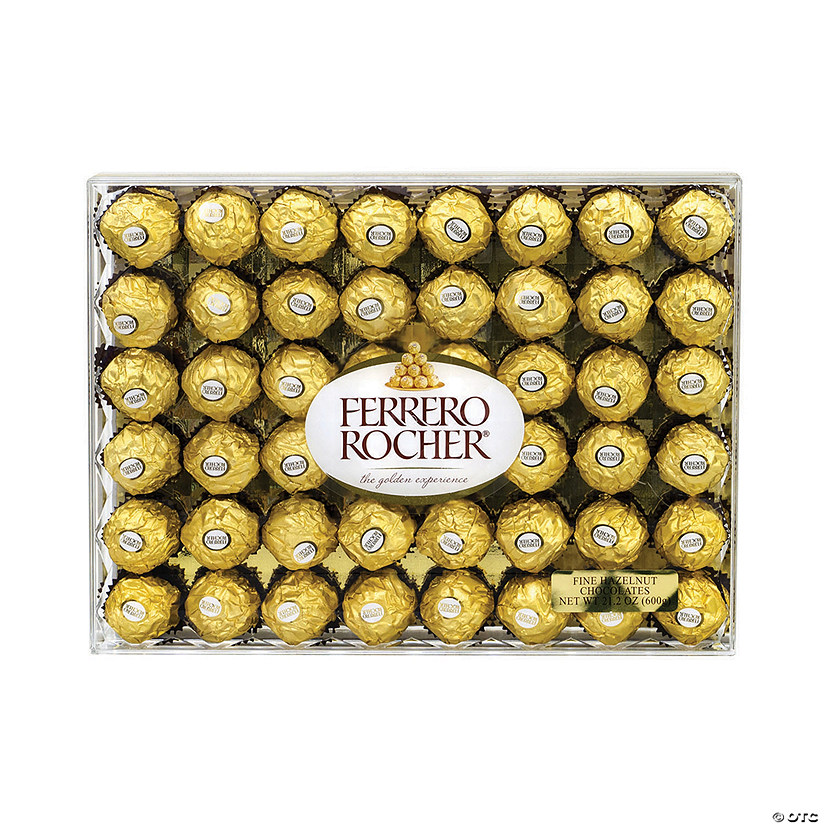 FERRERO ROCHER Hazelnut Chocolate Diamond Gift Box, 48 Pieces Image