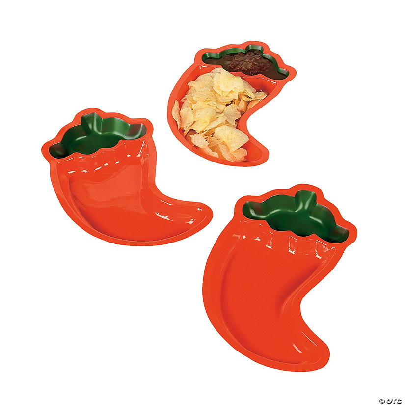Fiesta Chili Pepper Serving Dishes - 12 Pc. Image