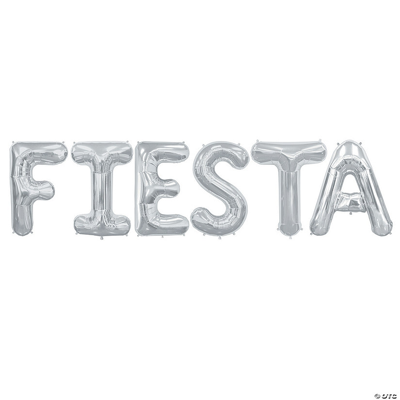 Fiesta Mylar Balloon Kit - 6 Pc. Image
