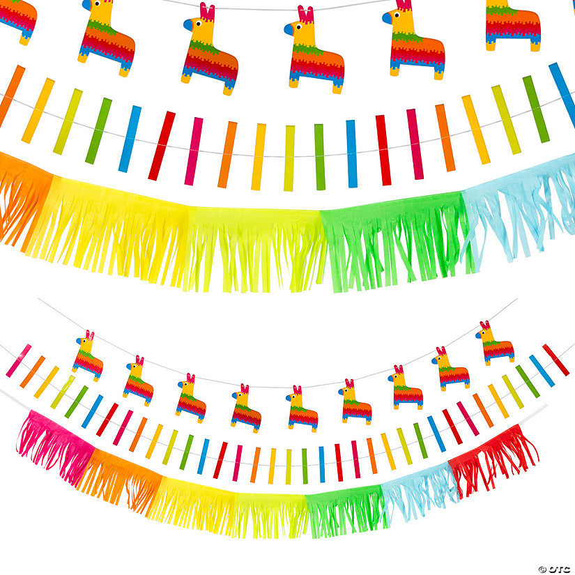 Fiesta Party Garland Banners - 3 Pc. Image