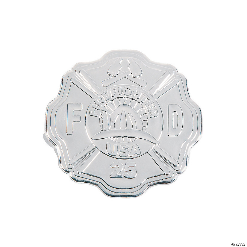 Firefighter Badges- 12 Pc. Image