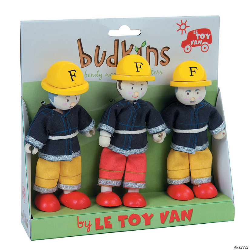 Firefighters Budkins Character Dolls Image