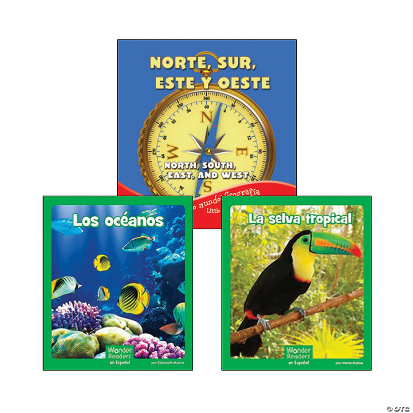 First Grade Spanish Social Studies: Geography Book Set Image