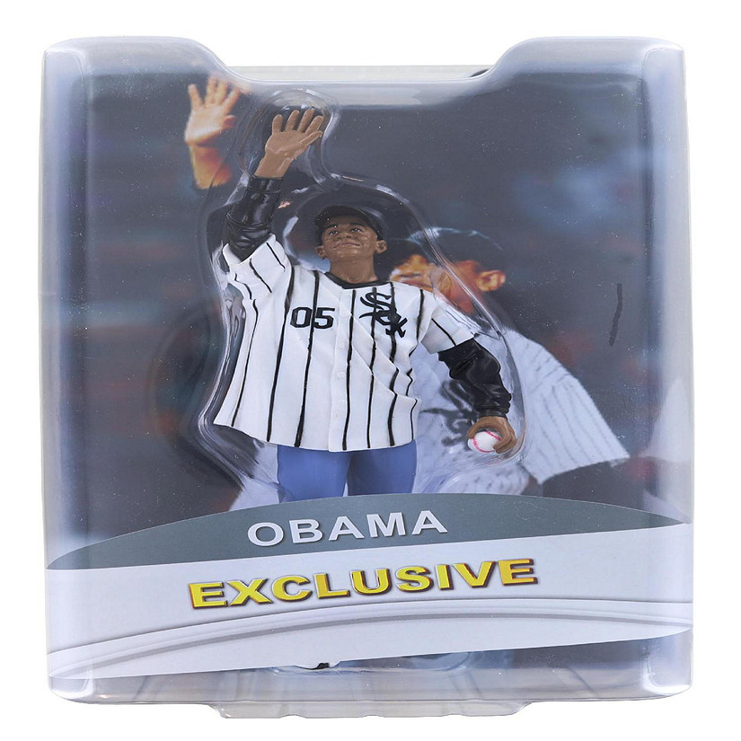 First Pitch Barack Obama 7 Inch Collectible Figure Image