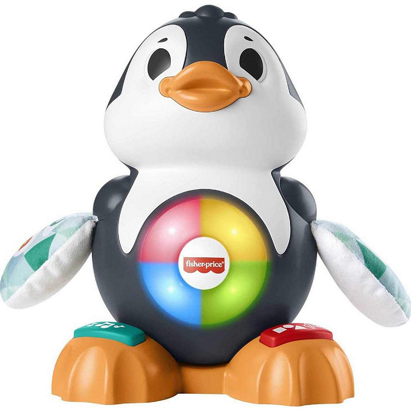 Fisher-Price Linkimals Cool Beats Penguin, Musical Toy with Lights, Motions, and Educational Songs Image