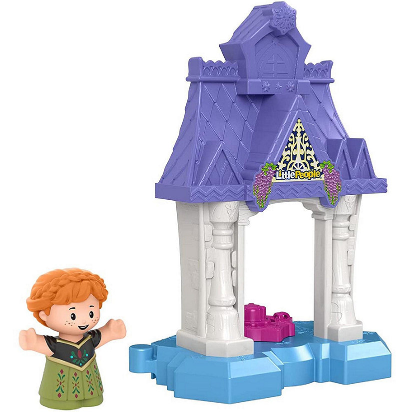 Fisher-Price Little People - Disney Frozen Anna in Arendelle Portable playset with Figure Image