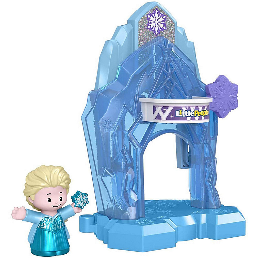 Fisher-Price Little People - Disney Frozen Elsa's Palace Portable playset with Figure Image