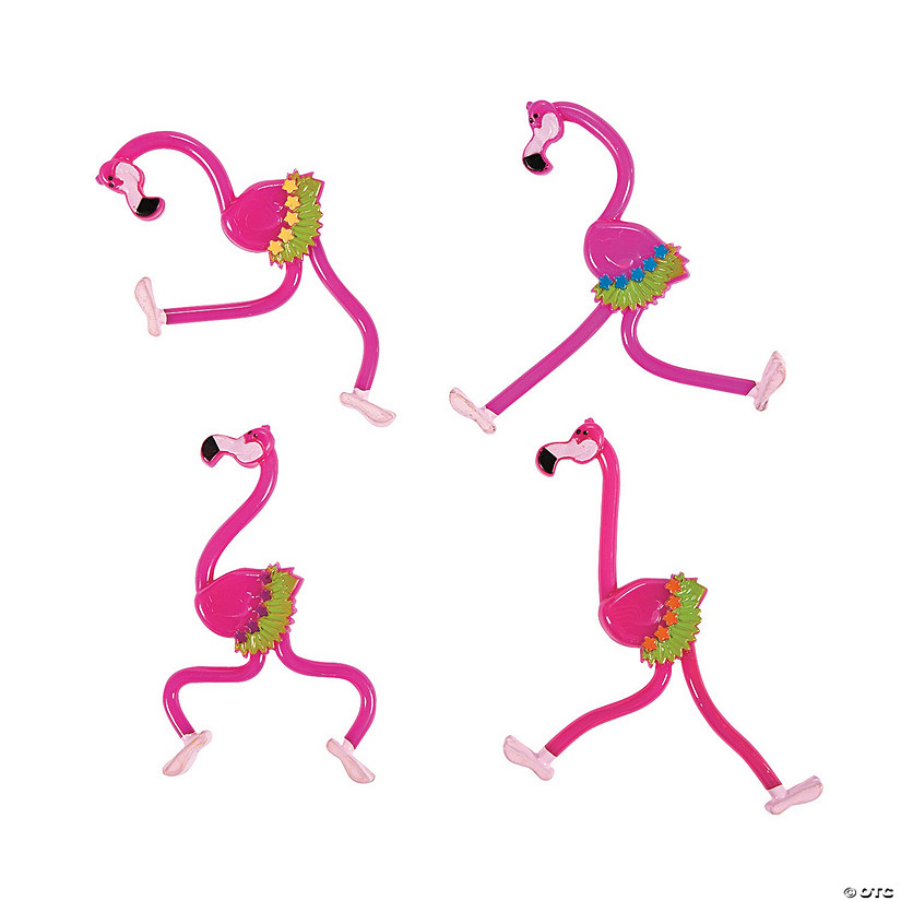 Flamingo Bendables - 24 Pc. Image